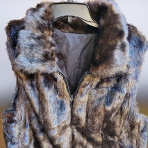 Faux Fur Reversible Vest